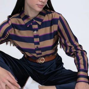 Lola Casademunt Pantalones<Pantalón recto con bolsillos NAVY