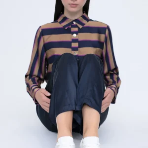 Lola Casademunt Pantalones<Pantalón recto con bolsillos NAVY