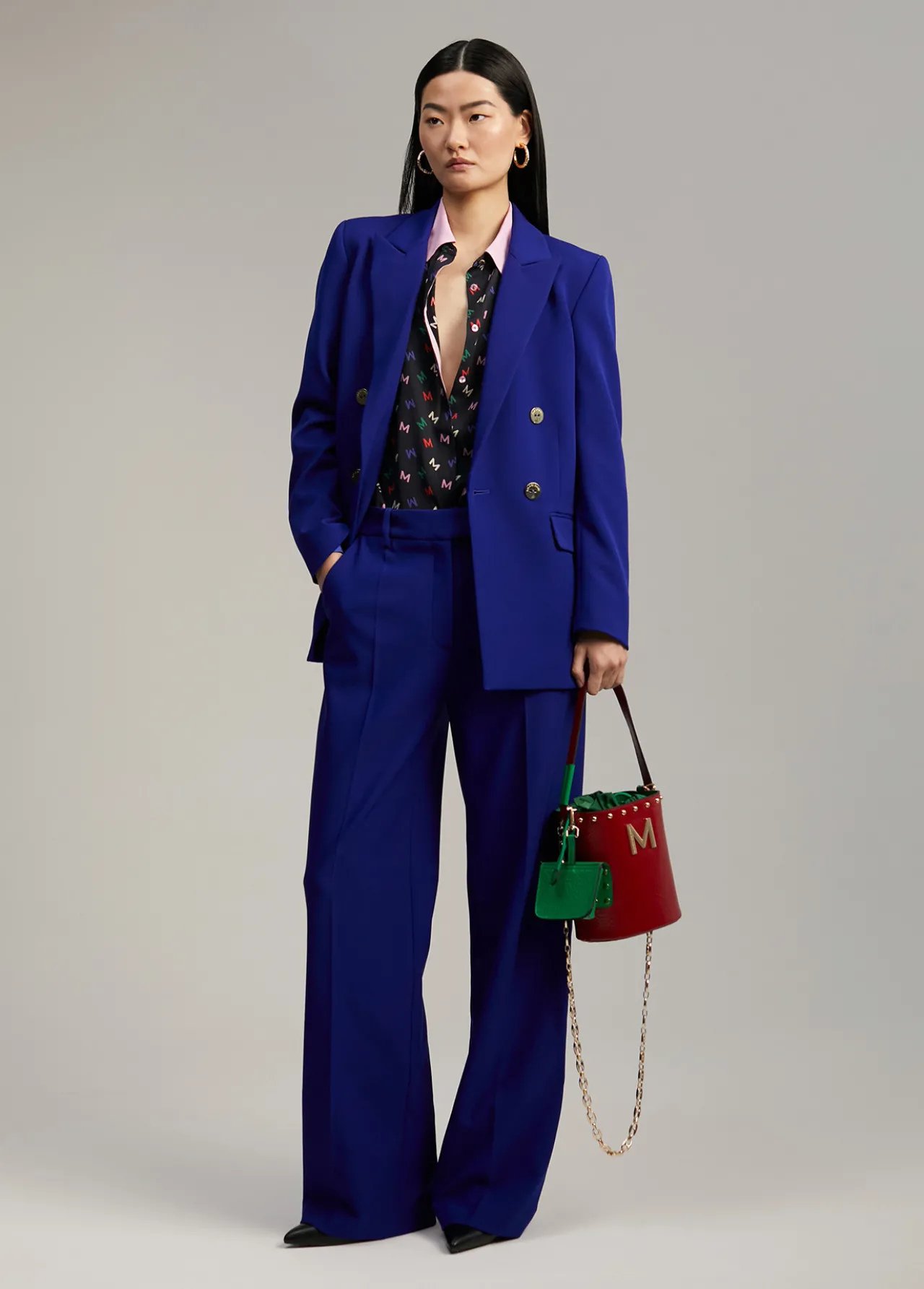 pantaln_recto_traje_0.webp Lola Casademunt Pantalones<Pantalón recto traje AZULELECTRICO
