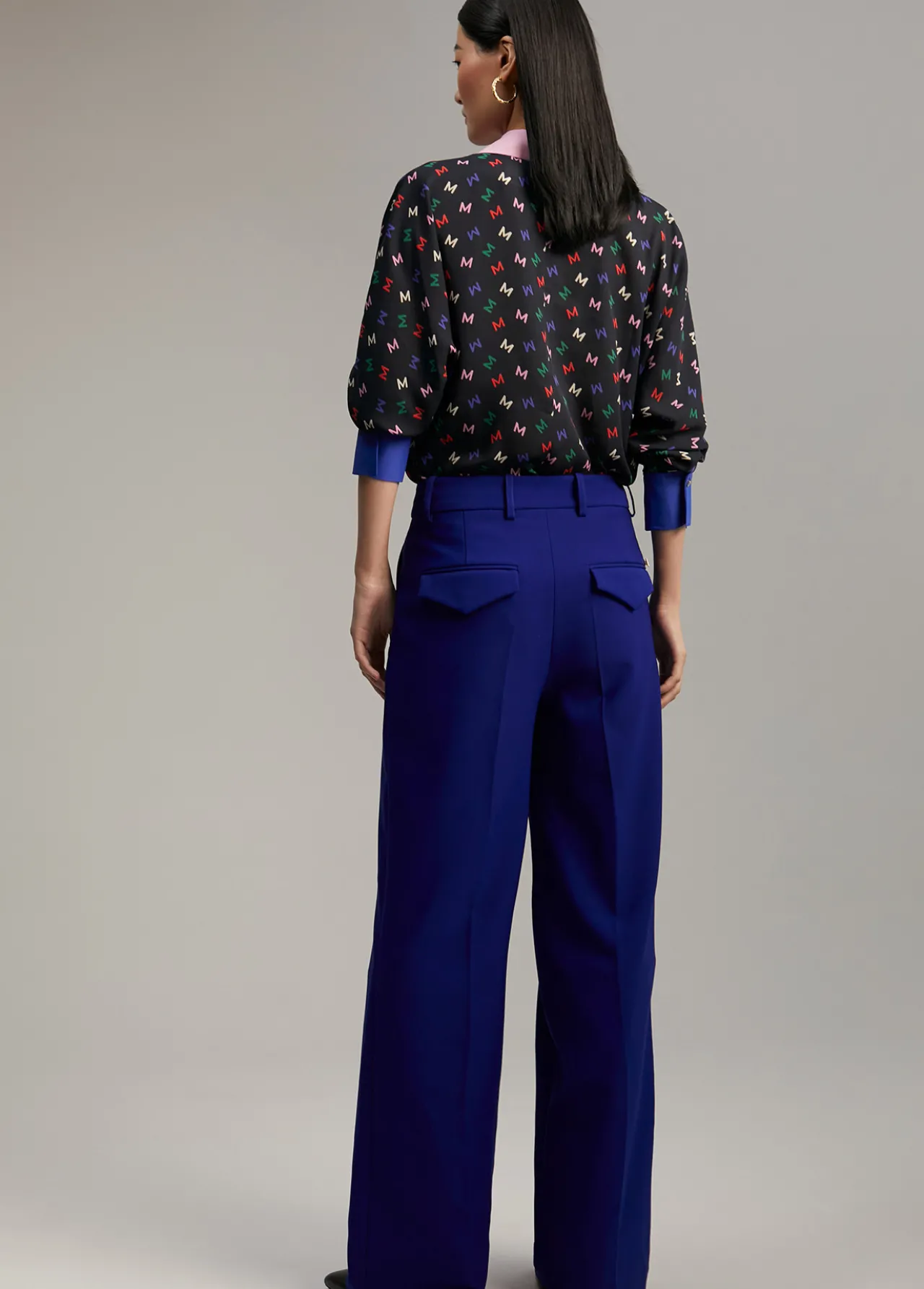 pantaln_recto_traje_1.webp Lola Casademunt Pantalones<Pantalón recto traje AZULELECTRICO
