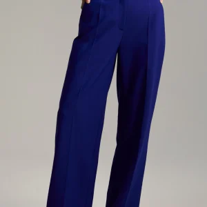 Lola Casademunt Pantalones<Pantalón recto traje AZULELECTRICO
