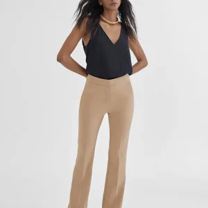 Lola Casademunt Pantalones<Pantalón skinny campana ROJO