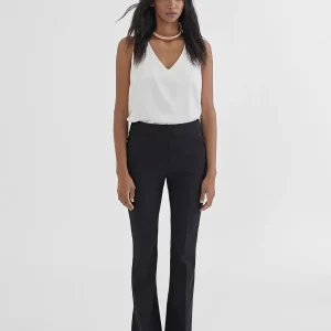 Lola Casademunt Pantalones | Pantalones<Pantalón skinny campana ROJO