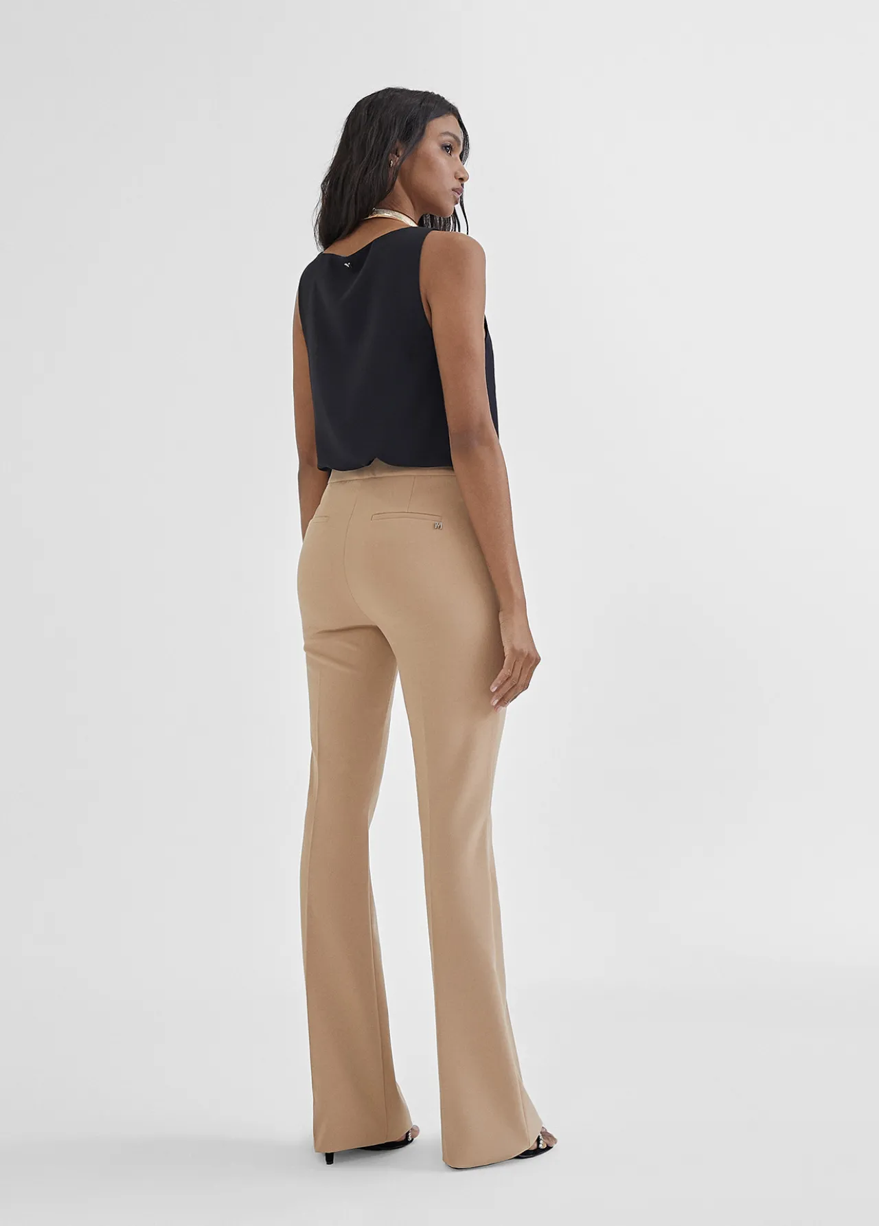 pantaln_skinny_campana_1-2.webp Lola Casademunt Pantalones<Pantalón skinny campana ROJO