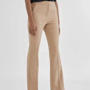 Lola Casademunt Pantalones<Pantalón skinny campana ROJO