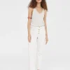 Lola Casademunt Pantalones<Pantalón tejano con botones CRUDO