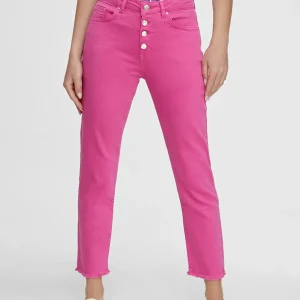 Lola Casademunt Pantalones<Pantalón tejano con botones CRUDO