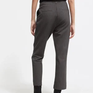 Lola Casademunt Pantalones<Pantalón traje raya diplomática GRIS-MARRON