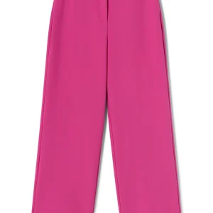 Lola Casademunt Pantalones<Pantalón wideleg cinturón FUCSIA