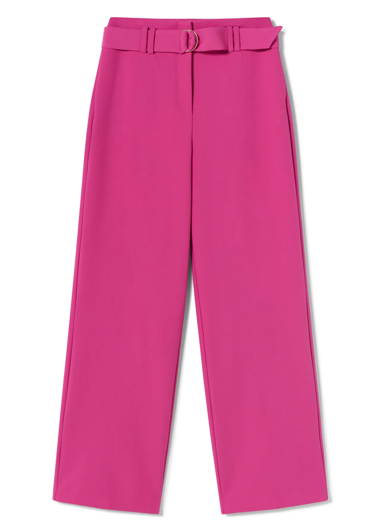 pantaln_wideleg_cinturn_6.webp Lola Casademunt Pantalones<Pantalón wideleg cinturón FUCSIA