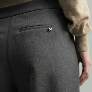 Lola Casademunt Pantalones<Pantalón wideleg detalle snaps GRIS