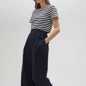 Lola Casademunt Pantalones<Pantalón wideleg técnico de tiro alto - Lola Casademunt NAVY