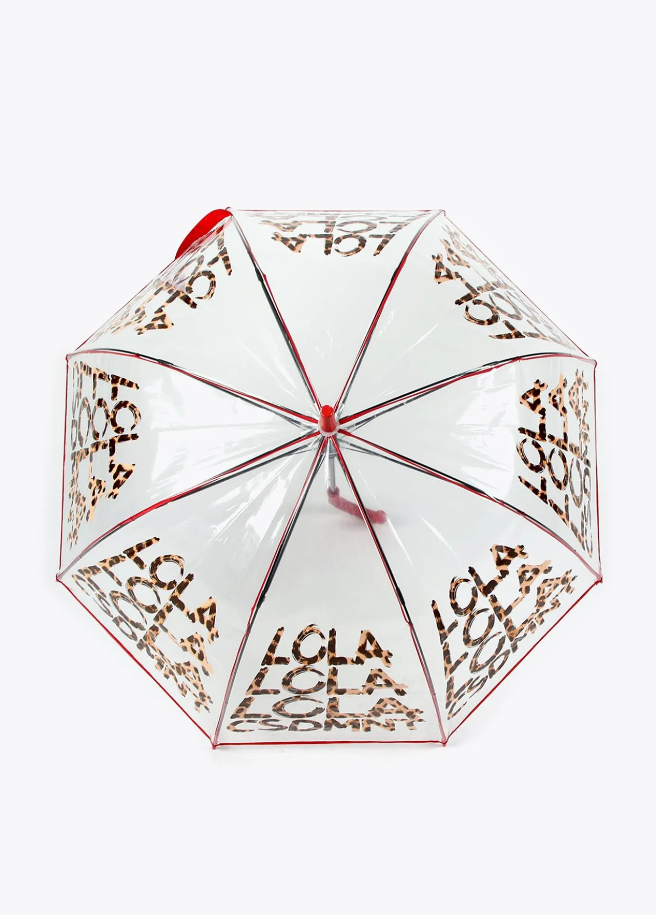 paraguas_grande_transparente_lola__complementos__lola_casademunt_1.webp Lola Casademunt Animal Print | Paraguas<Paraguas grande Lola | Complementos | Lola Casademunt TRANSPARENTE