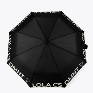 Lola Casademunt Paraguas<Paraguas pequeño automático logo |  Complementos | Lola Casademunt BLANCO