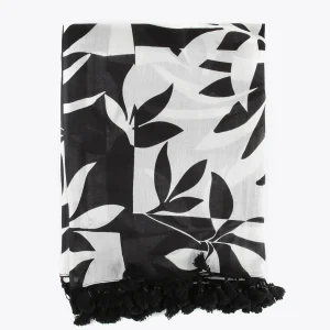 Lola Casademunt Accesorios | Baño<Pareo blanco y negro. BLANCO-NEGRO