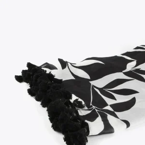 Lola Casademunt Accesorios | Baño<Pareo blanco y negro. BLANCO-NEGRO