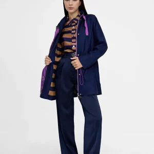 Lola Casademunt Chaquetas Y Gabardinas | Abrigos Y Cazadoras<Parka con capucha NAVY