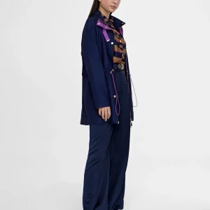Lola Casademunt Chaquetas Y Gabardinas | Abrigos Y Cazadoras<Parka con capucha NAVY
