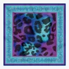 Lola Casademunt Animal Print | Bufandas Y Pañuelos<Pañuelo animal print azules AZUL-LILA