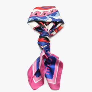 Lola Casademunt Bufandas Y Pañuelos<Pañuelo estampado floral BLANCO-MULTICOLOR
