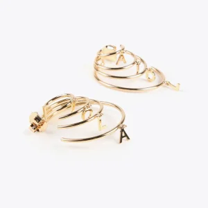 Lola Casademunt Pendientes<Pendientes 4 aros DORADO