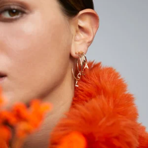 Lola Casademunt Pendientes<Pendientes 4 aros DORADO