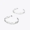 Lola Casademunt Pendientes<Pendientes aro logotipado PLATEADO