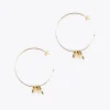 Lola Casademunt Pendientes<Pendientes aro y charms METAL-GRIS