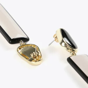 Lola Casademunt Bisuteria<Pendientes blanco y negro BLANCO-NEGRO