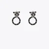 Lola Casademunt Bisuteria<Pendientes cara leopardo y aro DORADO