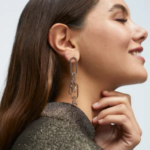 Lola Casademunt Pendientes<Pendientes colgantes y cristales GRISMETALIZADO