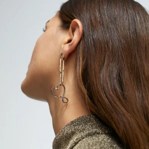 Lola Casademunt Pendientes<Pendientes colgantes y cristales GRISMETALIZADO
