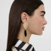 Lola Casademunt Bisuteria<Pendientes de dos piezas NEGRO