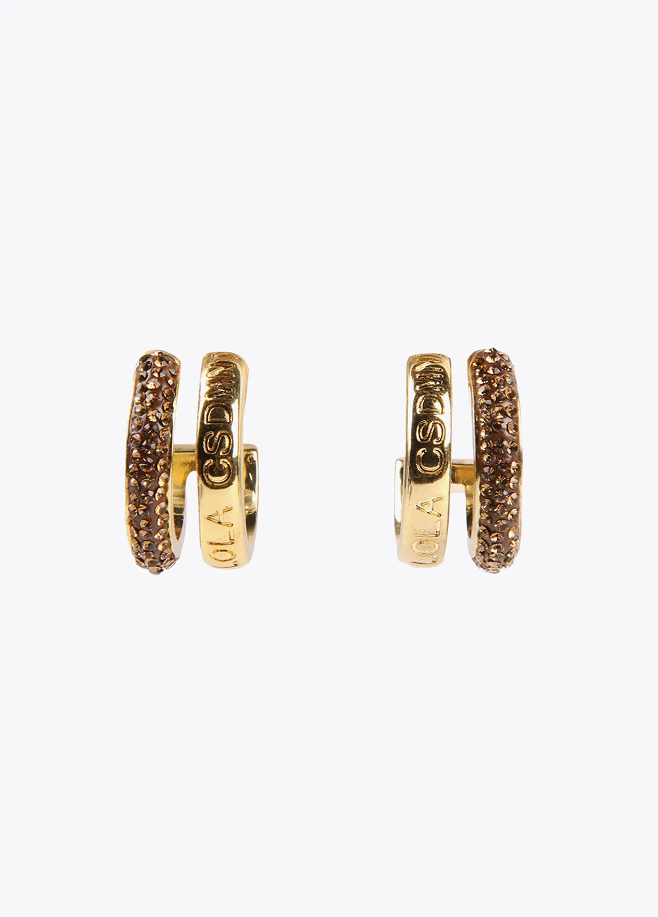 pendientes_doble_aro_1.webp Lola Casademunt Pendientes<Pendientes doble aro METAL-NEGRO