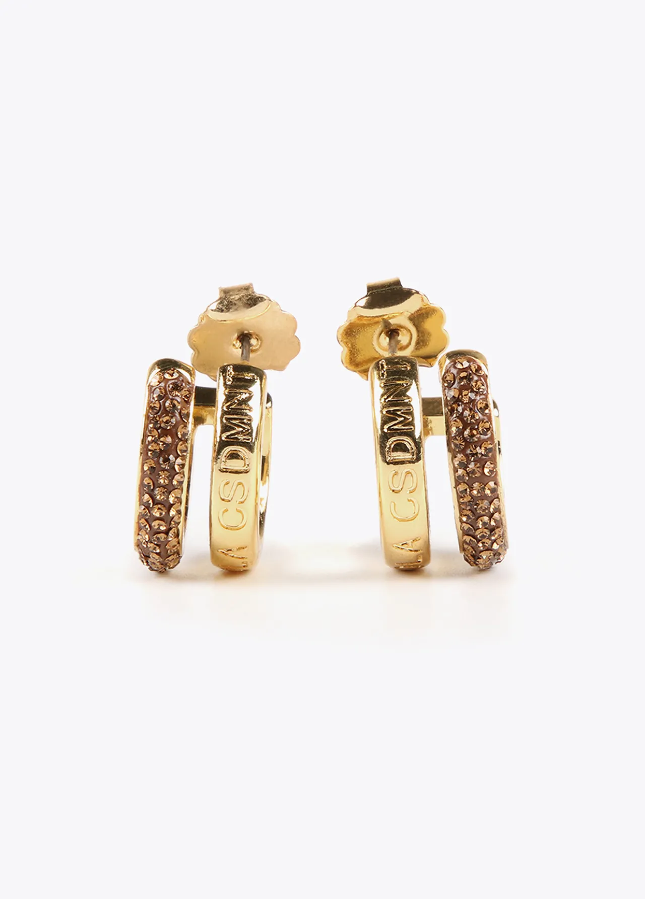 pendientes_doble_aro_3.webp Lola Casademunt Pendientes<Pendientes doble aro METAL-NEGRO
