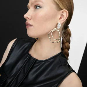 Lola Casademunt Bisuteria<Pendientes s multiforma DORADO