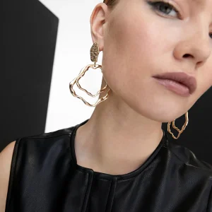 Lola Casademunt Bisuteria<Pendientes s multiforma DORADO