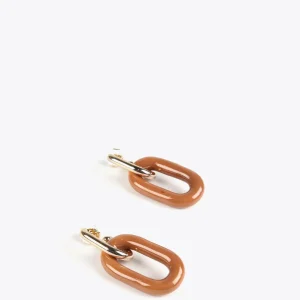 Lola Casademunt Bisuteria<Pendientes dos piezas FUCSIA
