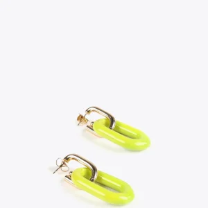 Lola Casademunt Bisuteria<Pendientes dos piezas FUCSIA