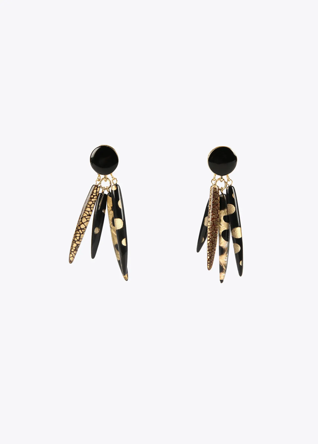 pendientes_estilo_africano_0.webp Lola Casademunt Bisuteria<Pendientes estilo africano NEGRO