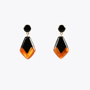 Lola Casademunt Bisuteria<Pendientes etnicos MARRON