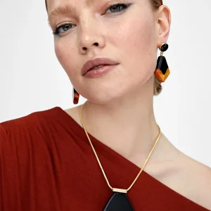 Lola Casademunt Bisuteria<Pendientes etnicos MARRON