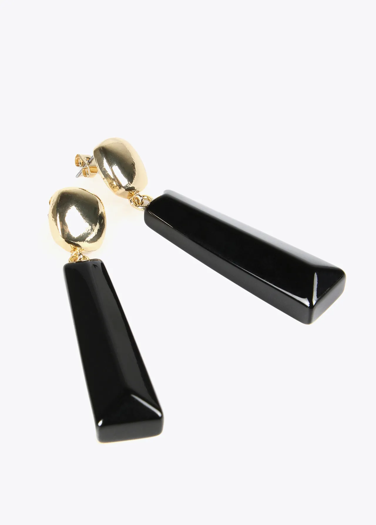 pendientes_negros_dos_piezas_0.webp Lola Casademunt Bisuteria<Pendientes s dos piezas NEGRO