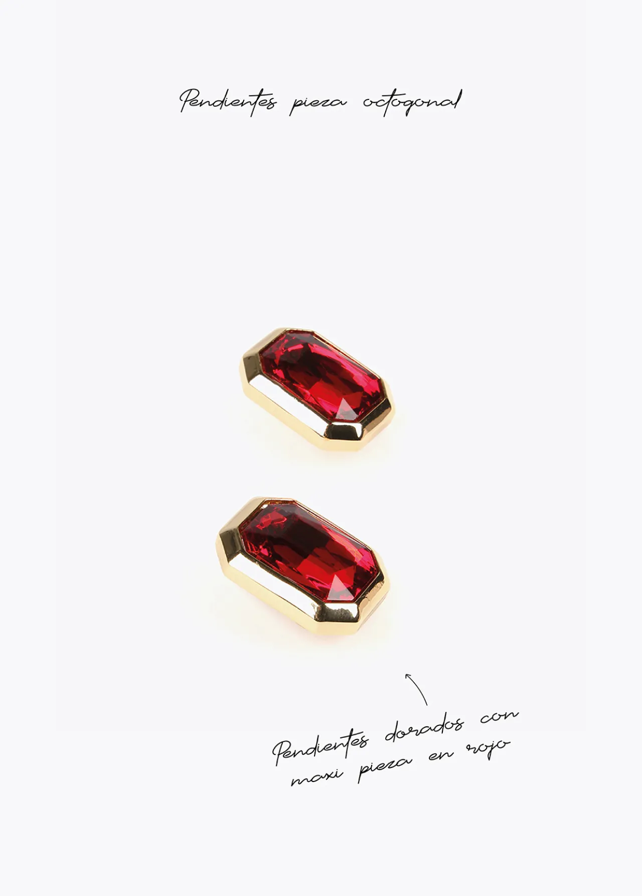 pendientes_octogonales_0.webp Lola Casademunt Bisuteria<Pendientes octogonales ROJO