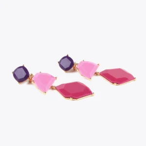 Lola Casademunt Pendientes<Pendientes piedras METAL-NEGRO