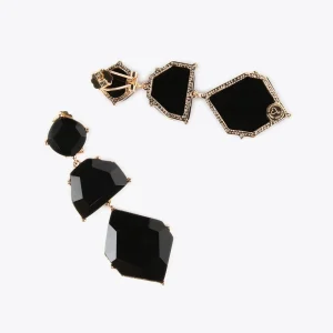 Lola Casademunt Pendientes<Pendientes piedras METAL-NEGRO
