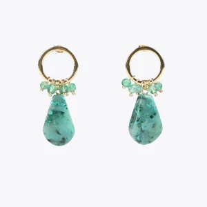 Lola Casademunt Bisuteria<Pendientes TURQUESA
