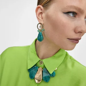 Lola Casademunt Bisuteria<Pendientes TURQUESA
