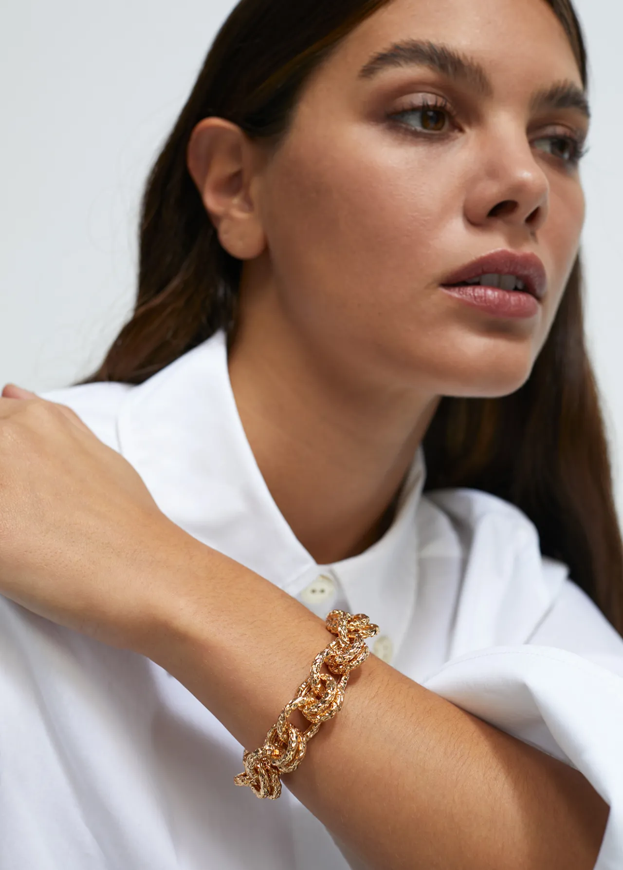 pulsera_de_cadena_dorada_1.webp Lola Casademunt Pulseras<Pulsera de cadena dorada DORADO