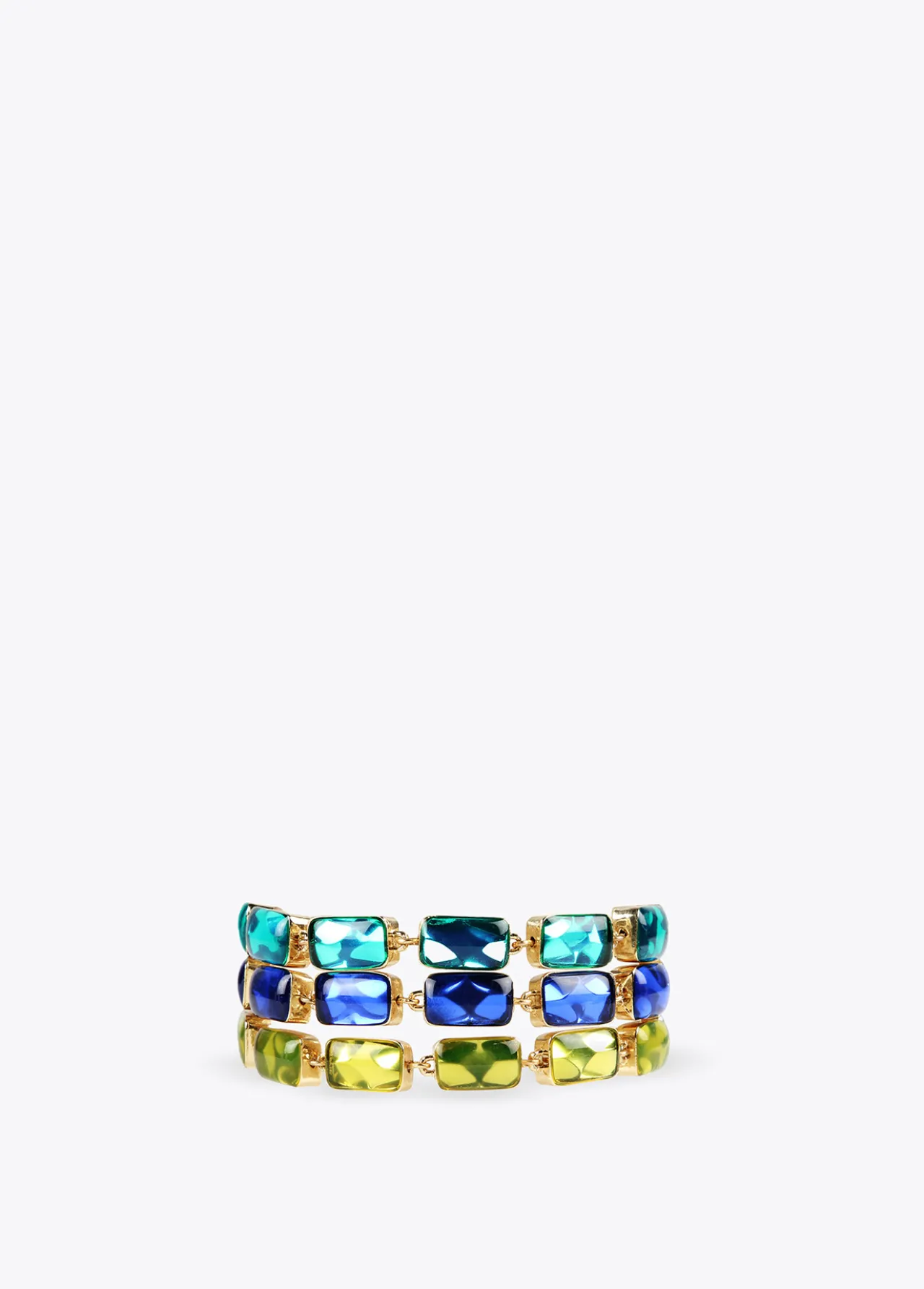 pulsera_de_cristales_multicolor_0.webp Lola Casademunt Bisuteria<Pulsera de cristales multicolor AZUL-AMARILLO